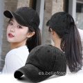 Hat Factory Custom Ponytail Mesh Baseball Baseball